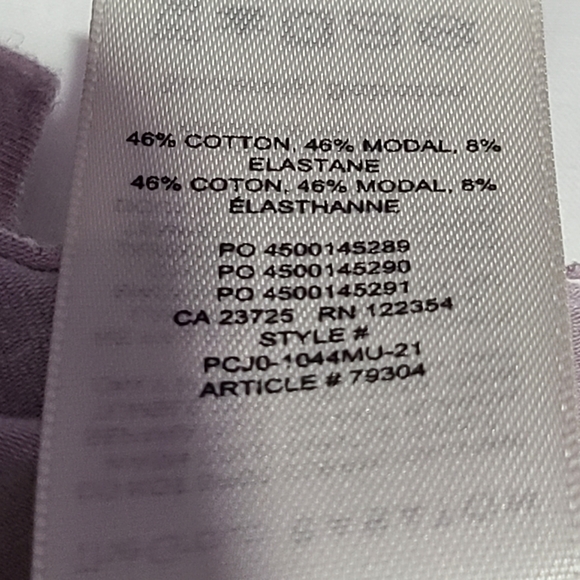 The Group Babaton Aritzia V-Neck Modal Blend Short Sleeve Shirt Women’s S - Picture 6 of 7